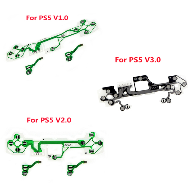 For Ps5 V1 V2 V3 Controller Conductive Film Flex Cable Ribbon Cable Replacement for Playstation 5 BDM-010 BDM-020 BDM-030