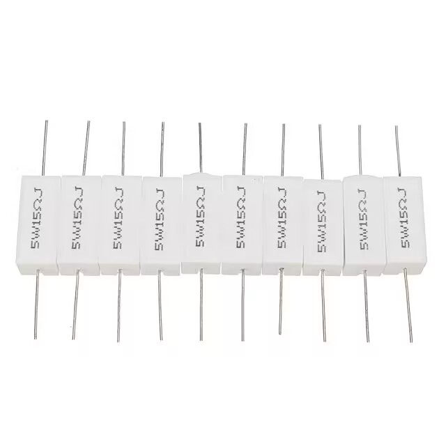 Original SQP RX27 Resistor 5W 7W 10W 1R-10R Ceramic Cement Resistor 4*28 porcelain rod