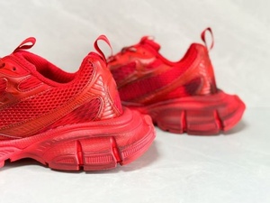 Zapatos Deportivos de Malla con Cordones de Diseño Lujoso y Alta Calidad, Color Rojo, Transpirables, con Suela Gruesa y Cómodos para Caminar y Uso Casual para Hombre - Product Image 4