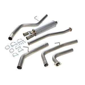 04-15日产泰坦不锈钢CBE-NTT07-56L 3.0英寸外径出口猫背排气系统 - Product Image 1