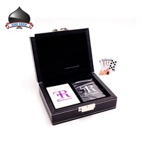 Cartes à jouer personnalisées arabes imprimées recto-verso, écologiques, durables, jeux de poker, 54 cartes, usage familial, logo personnalisé