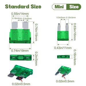 Portafusibles de cerámica mini eléctrico ANL <span class=keywords><strong>Mega</strong></span>, térmico, de 12V, tipo cartucho, para máquina de palomitas de maíz, componente de caja de fusibles Ford - Product Image 5
