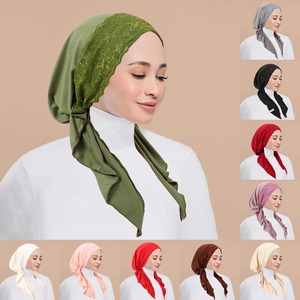 Nouveau chapeau incurvé en dentelle - Convient à toutes les saisons pour femmes, chapeau pull-over doux et respirant avec deux queues, style chapeau d'<span class=keywords><strong>avion</strong></span> - Product Image 1