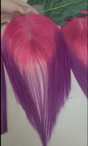 Cheveux raides bruts super doubles bon marché, trame machine, ombré blond avec racines foncées, blond clair, tendance du moment, lot, échantillon gratuit - Product Image 6