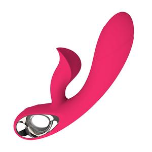 Vibrador silencioso con mango de control de vibración de 7 frecuencias de silicona para el punto G, tipo varita, para adultos. - Product Image 5