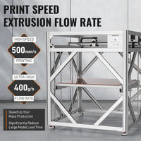 Printer 3D DM10Plus Ukuran Besar 1000mm Format Besar Serat Karbon PLA Kecepatan Tinggi 500mm/s Mesin Pencetak Patung Impresora 3d