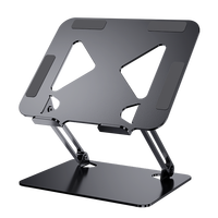 Support d'ordinateur portable pliable réglable en hauteur, portable, pour bureau et voyage