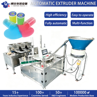 Machine d'emballage numérique électrique pour extrusion de slime et de boue cristalline, découpe, étiquetage, emballage, remplissage de gobelets, scellage et conditionnement