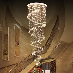 Lustre moderno de sala de estar, lustre de cristal com luz de luxo