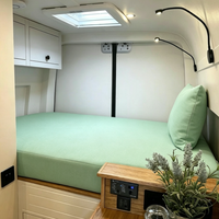 Matelas de luxe pour lit superposé de camping-car, petite taille, en mousse à mémoire de forme, pour le soin du dos, sensation de zéro pression, pour voiture, caravane, camping-car, installation facile