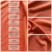 Tissu jersey simple en fibre de bambou certifié OEKO-TEX 160 g/m², doux et respirant, pour t-shirts et sous-vêtements, en stock, vente en gros