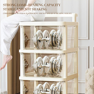 Chariot de <span class=keywords><strong>rangement</strong></span> coulissant en plastique mobile à <span class=keywords><strong>bas</strong></span> prix, tiroir, armoire - Product Image 6