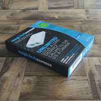 Boîte en carton noir pliable magnétique pour produits électroniques, emballage de produits électroniques grand public, design personnalisé de luxe haut de gamme avec logo.