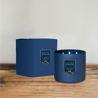 Bougie parfumée à la cire de soja à trois mèches personnalisée pour Diwali, coffret cadeau, décoration pour la maison, le bar, les fêtes, cadeau haut de gamme, vente en gros ODM/OEM