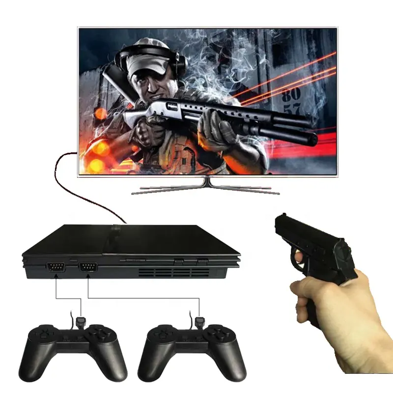 TV-Spiele konsole Retro-Videospiel konsole in1 Spiele mit Joysticks und Light Gun gute lustige Produkte für die Familie