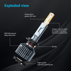 Aurora Led H4 Ampoule de voiture super lumineuse 9005 H7 Lampe Canbus Luces Led Para Auto Luz H1 H7 H11 Ampoules de phare LED - Product Image 5