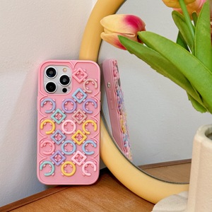 Màu Donut Sáng Tạo Cá Nhân DIY Điện Thoại Trường Hợp Đối Với Iphone15promax Chống-Mùa Thu Silicone Trường Hợp Đối Với <span class=keywords><strong>iPhone</strong></span> - Product Image 4