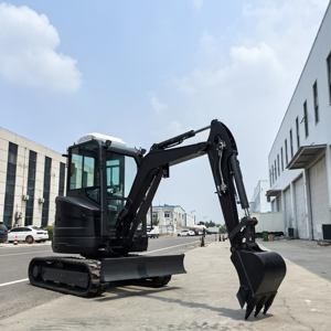 Mini excavadora 3,5 toneladas de gasolina diesel Bagger con cabina y aire acondicionado Piloto hidráulico Excavadora Ingeniería grande - Product Image 2