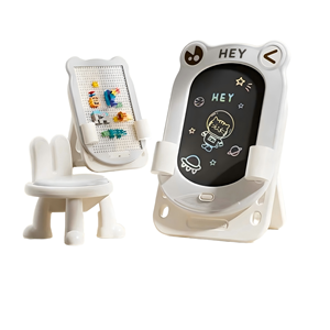 Chevalet pliable pour enfants, <span class=keywords><strong>tableau</strong></span> magnétique et écran LCD, jouet de construction amusant, divertissement sportif pour bébé - Product Image 1