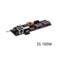 Module de batterie externe USB double charge rapide 6 ports Micro/Type-C 3S 4S 5S 5W 100W 21700, carte de charge DIY pour batterie externe USB