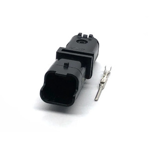 Automotive <b>Sensor</b> Connector 2 Pin Black Plastic IP20 <b>Car</b> Use - Product Image 2
