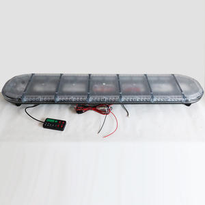 Barra de Luces de Emergencia de Alta Intensidad y Bajo Perfil Ámbar y Blanca de 60" para Techo con Luz Estroboscópica de Advertencia para Grúa con Señal de Freno y Giro - Product Image 6