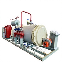 Chaudière à vapeur industrielle HengNuo à circulation naturelle horizontale à tubes de feu basse pression, multi-combustibles, automatique, WNS, efficacité 93%