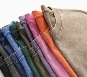 T-shirt Unisexe Personnalisé en Gros pour Hommes, Coupe Oversize, 100% Coton Tricoté Respirant, 230g, Grammage Lourd, avec Logo Frontal - Product Image 3