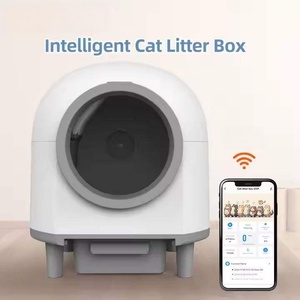 OEM APP Control Smart Self-Cleaning <b>Cat</b> <b>Litter</b> Box 80L+8L Big Capacity Automatic Plastic <b>Cat</b> Toilet <b>Cats</b> <b>Litter</b> Box Electric - Product Image 5