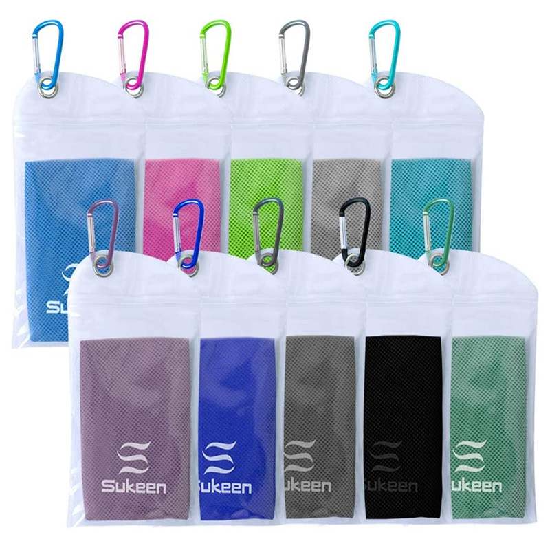 Модное супер сухое ледяное прохладное полотенце из микрофибры с мгновенным охлаждением для йоги, спорта, бега, тренажерного зала, тренировок, кемпинга, фитнеса