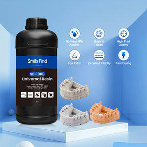 Resina per Stampante 3D ad Alta Risoluzione per Modelli Temporanei di Igiene Orale Multiuso, Biocompatibile, per Denti e Protesi Dentali - Product Image 3