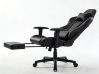 Fauteuil de jeu inclinable GTPLAYER - Simili cuir, limiteur d'angle, pivotant, vérin à gaz 2 positions, compact, léger, garantie 10 ans