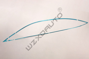 WZXD 10 Pcs Car <b>Window</b> Decoration Strip Body Exterior Accessories for for Verna 2011 2016 - Product Image 2