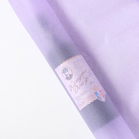Vente chaude biodégradable cerf-volant papier coloré crêpe papier de soie pour chaussures vêtements emballage cadeau avec revêtement d'amidon