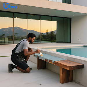 Peinture bois à base de résine pour revêtement de sol Peinture bois pour sols poncés Application de <span class=keywords><strong>lambris</strong></span> au <span class=keywords><strong>pinceau</strong></span> <span class=keywords><strong>ou</strong></span> au <span class=keywords><strong>rouleau</strong></span> - Product Image 1