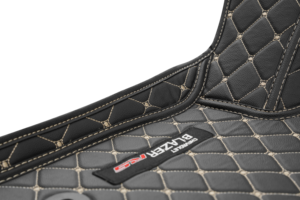 Alfombrillas de invierno XPE de cuero negro de excelente calidad hechas en fábrica para BYD Toyota Cars Sports Front Rear 5D PVC Car Mats - Product Image 5
