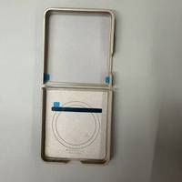 Étui de téléphone pliable en cuir magnétique noir solide pour Samsung, protection intégrale antichoc, coque en cuir