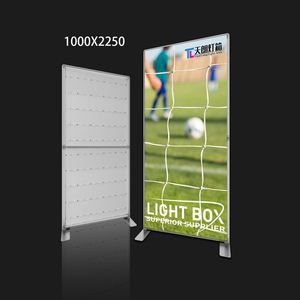 32 Inch Round SEG Aluminum Light Box Wall Mounted Silver Color - Product Image 1