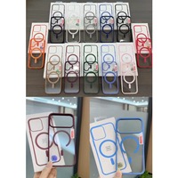 Coque de téléphone transparente en TPU PC mat couleur bonbon avec chargement magnétique sans fil pour iPhone 18 17 16 15 14 13 12 11 Pro Max XR
