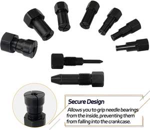 Juego de 10 Herramientas Extractoras de Rodamientos de Agujeros Ciegos para Motocicleta, Extractor Manual para Motocicleta, Juego de Herramientas para Cubo de Rueda de 8-25 mm - Product Image 4