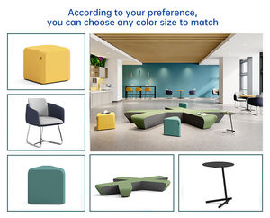 कपड़े का आकार घुमावदार बैठने सोफे प्रतीक्षा कक्ष अवकाश लेगलेस लंबे समय तक प्रतीक्षा क्षेत्र सोफे कुर्सी - Product Image 6