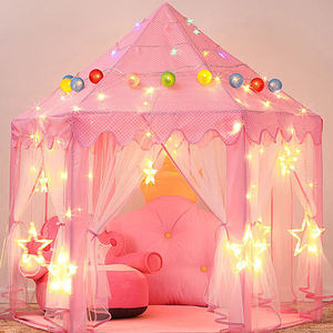 Casa de Juegos para Interiores y Exteriores, Castillo de Princesa para Niñas, Carpa de Juegos Grande para Niños, Casa de Juegos para Bebés para la Creatividad - Product Image 4