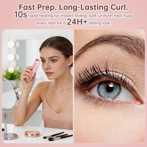 Rizador de Pestañas Eléctrico Recargable, Herramienta para Rizar Pestañas con Calor para un Maquillaje Duradero - Product Image 2