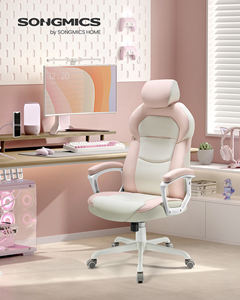 <span class=keywords><strong>SONGMICS</strong></span>, <span class=keywords><strong>silla</strong></span> ergonómica giratoria rosa para Juegos de oficina, reposacabezas ajustable de PU, <span class=keywords><strong>silla</strong></span> giratoria para juegos, <span class=keywords><strong>silla</strong></span> de oficina - Product Image 2