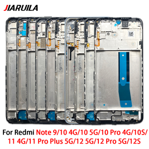 Telefono cellulare telaio centrale per <span class=keywords><strong>Xiaomi</strong></span> Redmi <span class=keywords><strong>Note</strong></span> 9 <span class=keywords><strong>10S</strong></span> 10 11 Pro Plus 12S 12 Pro 5G 4G telaio anteriore telaio parti di riparazione lunetta - Product Image 4