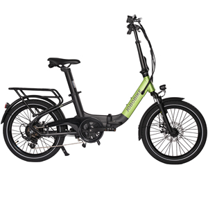Vélo électrique avec batterie au lithium 36V10Ah intégrée au tube de selle, fourche à suspension, 7 vitesses, moteur de moyeu arrière pliable 22KG, entrepôt UE, avec Bluetooth - Product Image 2