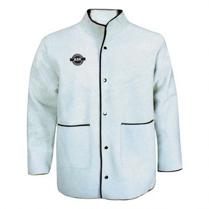 Chaqueta de soldadura de cuero, protector de seguridad Industrial, resistente al calor, a prueba de ácido y fuego, ASK-J-4004 DE TRABAJO DE SEGURIDAD dividida - Product Image 1