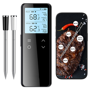 Thermomètre à viande sans fil WiFi à double <span class=keywords><strong>sonde</strong></span> avec application intelligente pour barbecue - Product Image 1