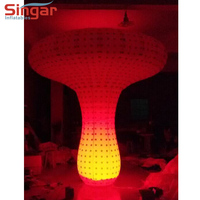 Champignon gonflable — décorations d'extérieur lumineuses, 10 pièces
