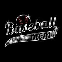 Hotfix Bling Baseball Team Logo LA Los Angeles Strass Fer sur les transferts Patchs